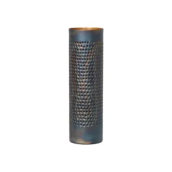 Forato tafellamp, hoogte 42 cm, bruin, metaal