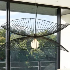 Forestier Libellule L hanglamp, 100 cm, zwart