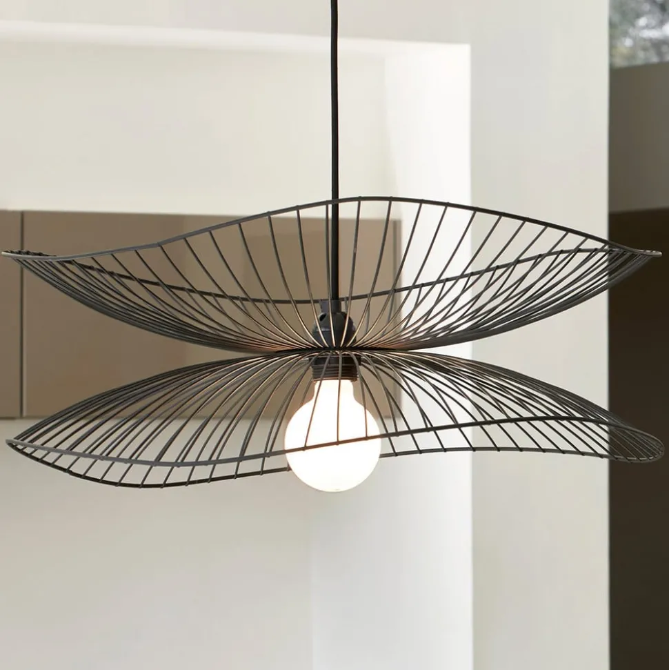 Forestier Libellule S hanglamp, 56 cm, zwart