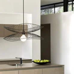 Forestier Libellule S hanglamp, 56 cm, zwart