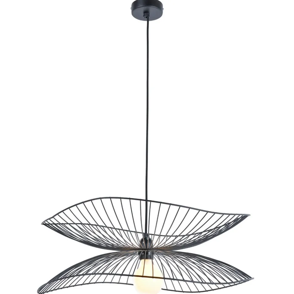 Forestier Libellule S hanglamp, 56 cm, zwart