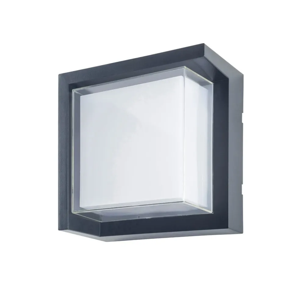 Forlight LED wandlamp Creu, lengte 17 cm, zwart