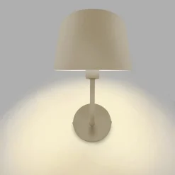 Forlight wandlamp Fres, beige, staal, breedte 18,5 cm