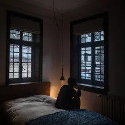 Foscarini Aplomb Mini hanglamp van beton, grijs