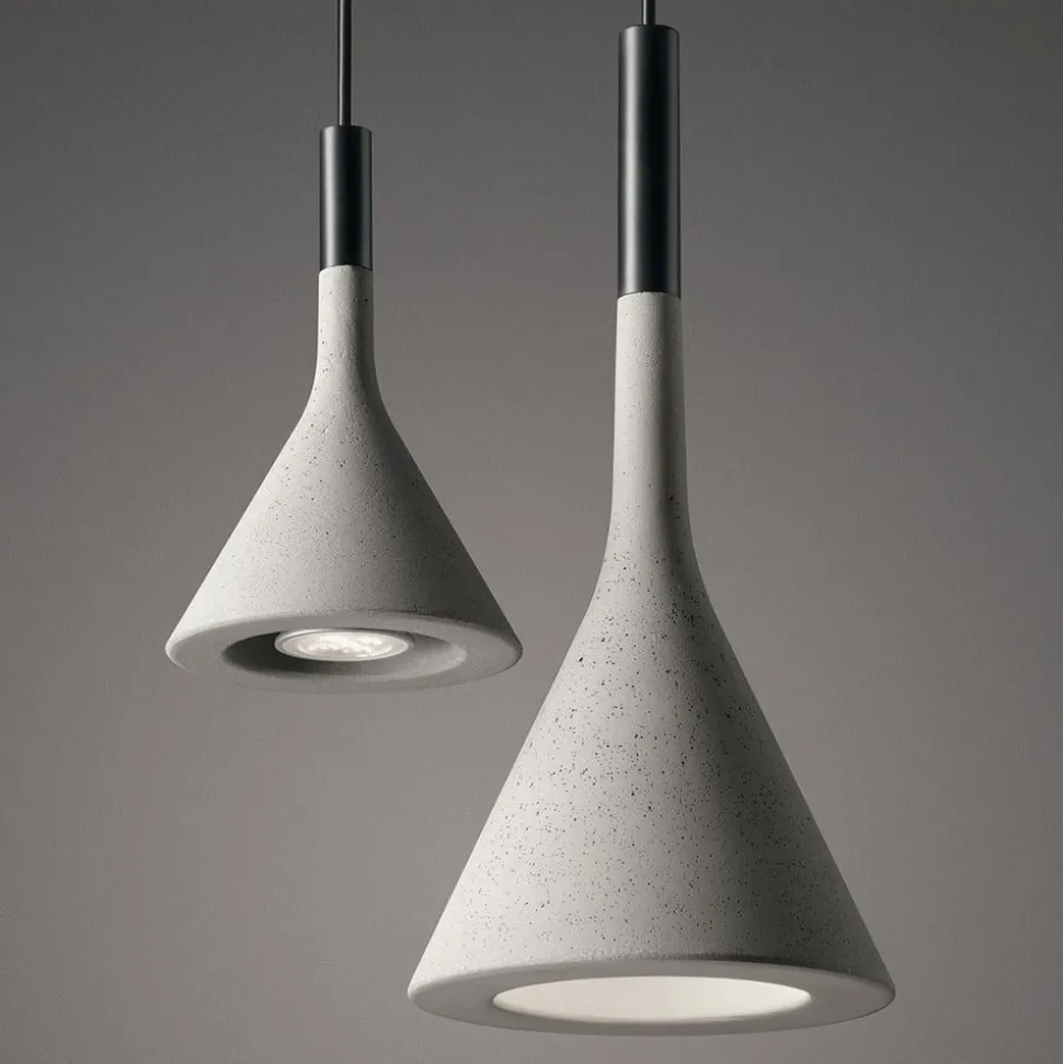 Foscarini Aplomb Mini hanglamp van beton, grijs