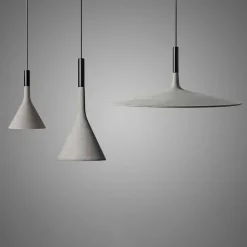 Foscarini Aplomb Mini hanglamp van beton, grijs