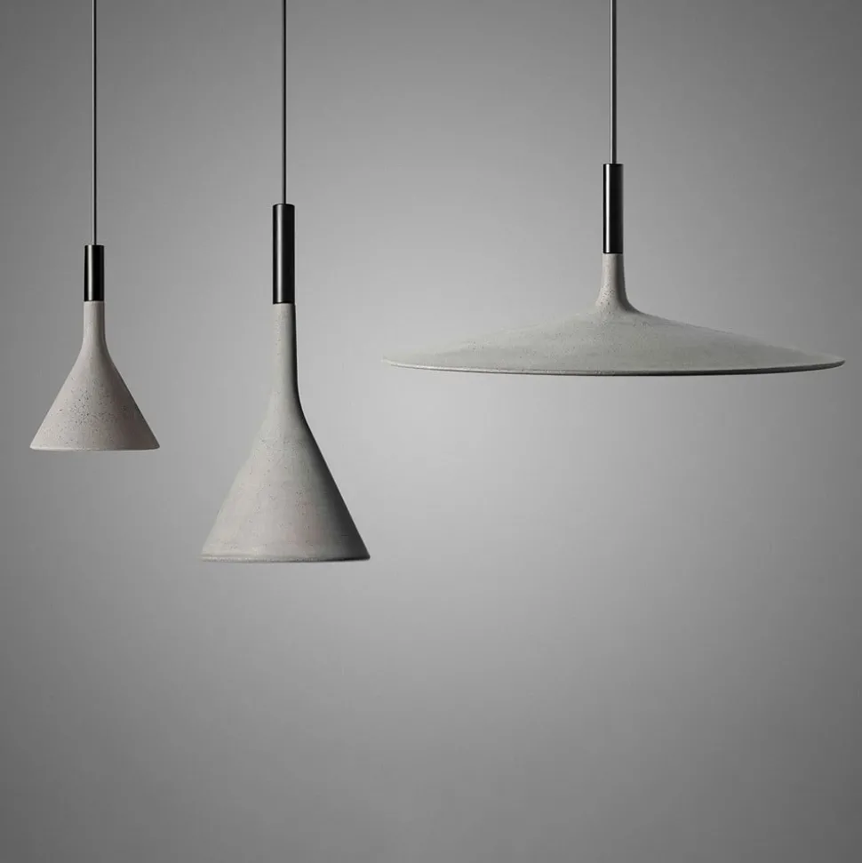 Foscarini Aplomb Mini hanglamp van beton, grijs