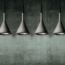 Foscarini Aplomb Mini hanglamp van beton, grijs