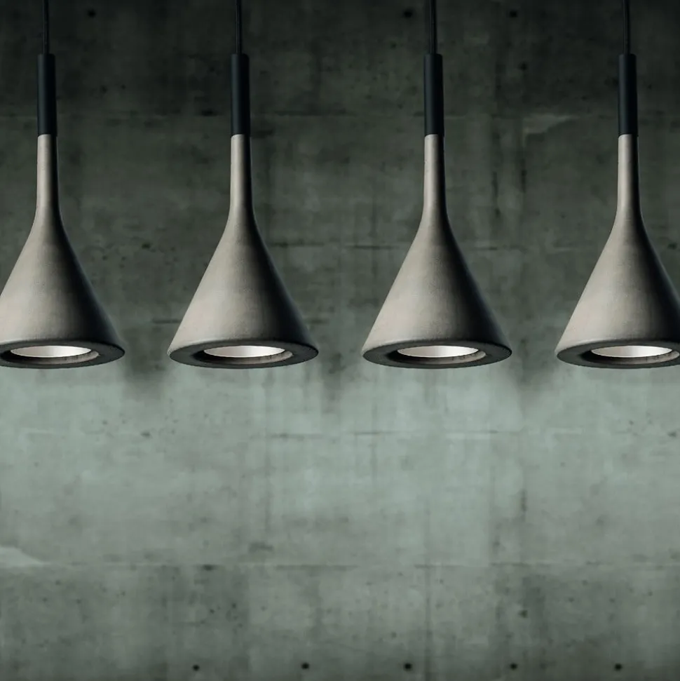 Foscarini Aplomb Mini hanglamp van beton, grijs