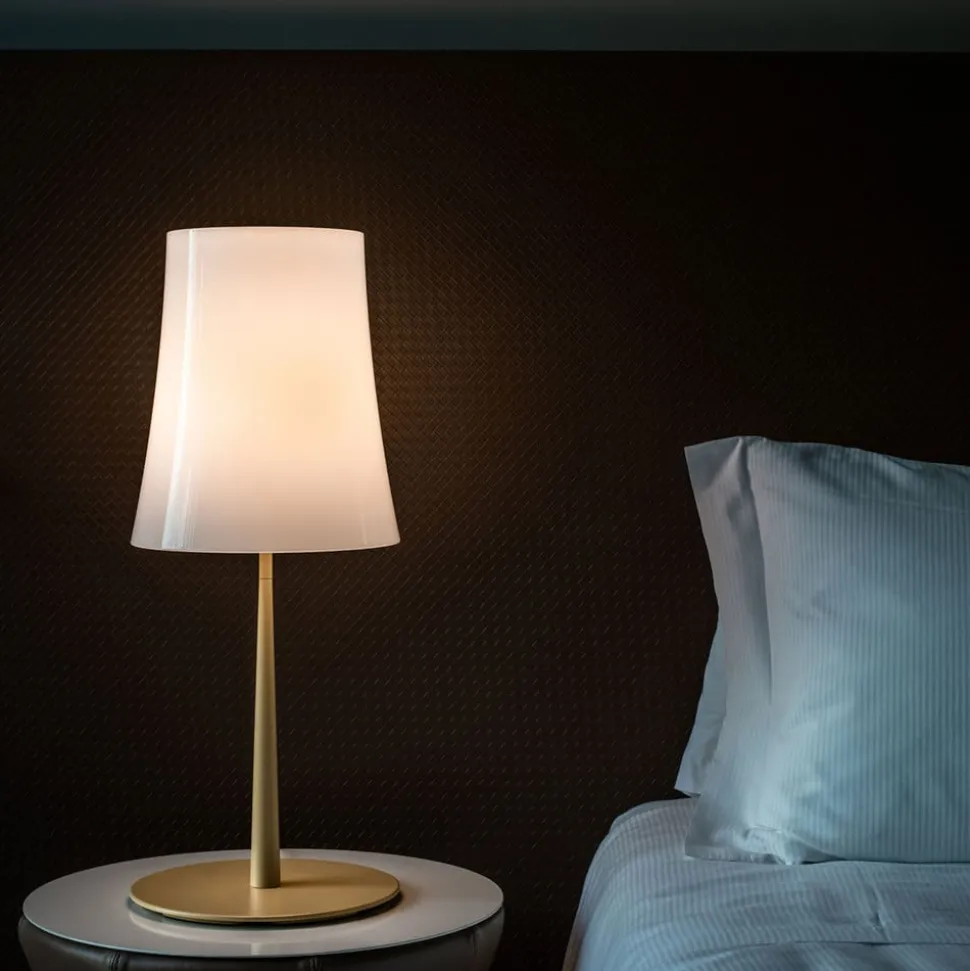 Foscarini Birdie Easy Grande tafellamp zandgeel