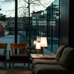 Foscarini Birdie Easy Grande tafellamp zandgeel