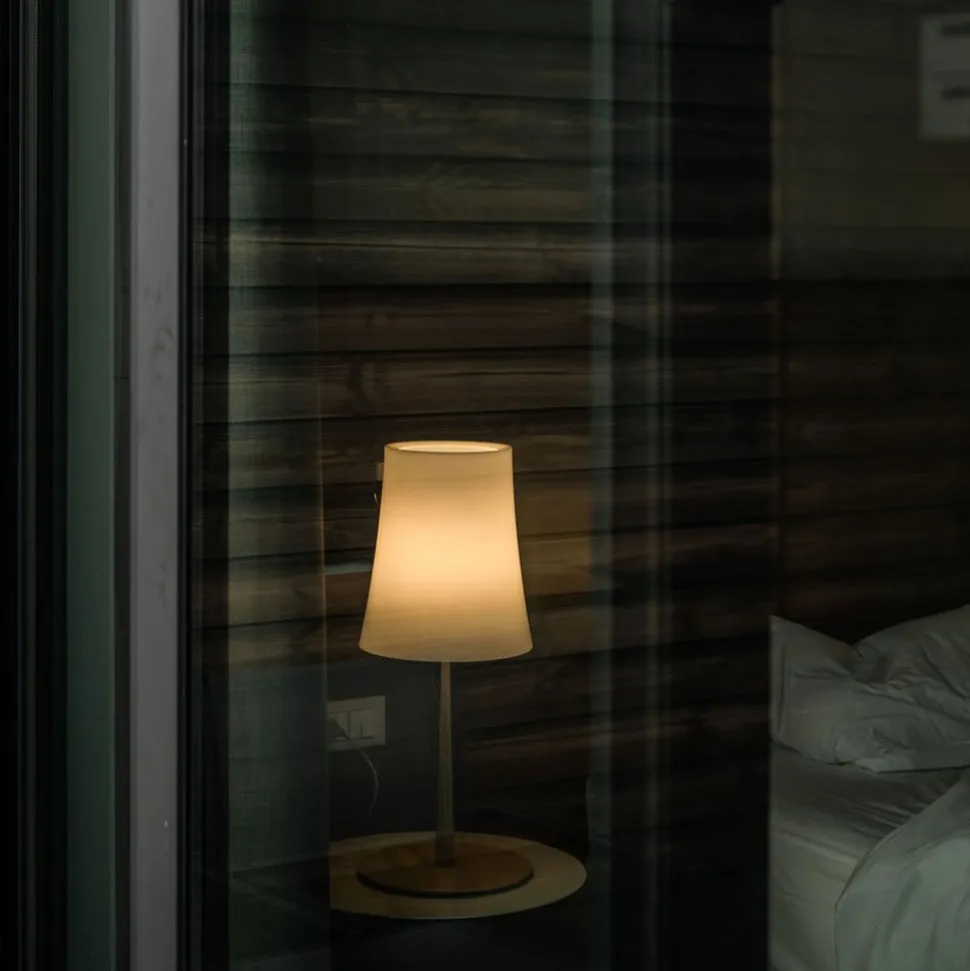 Foscarini Birdie Easy Grande tafellamp zandgeel