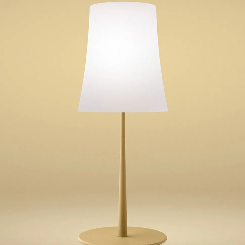 Foscarini Birdie Easy Grande tafellamp zandgeel