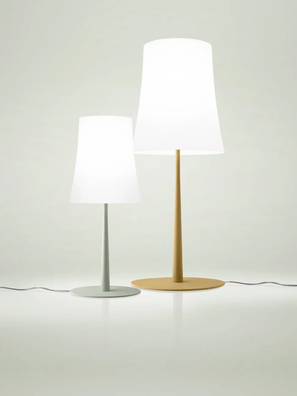 Foscarini Birdie Easy Grande tafellamp zandgeel