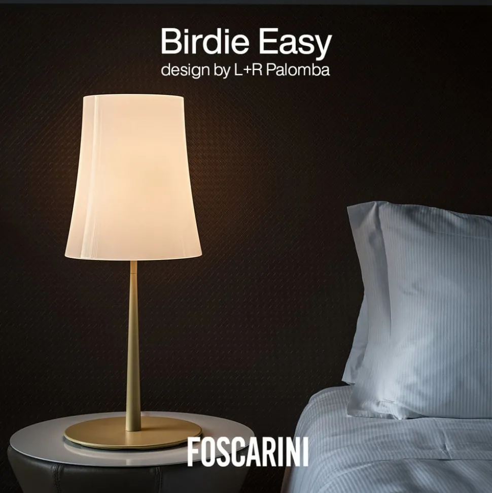 Foscarini Birdie Easy Grande tafellamp zandgeel