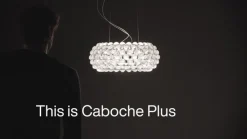 Foscarini Caboche Plus media hanglamp R7S, helder