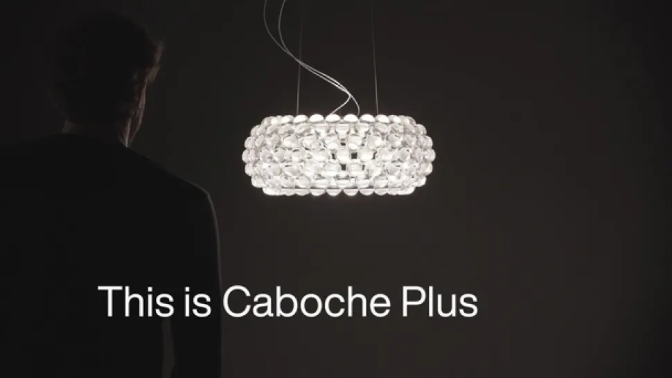 Foscarini Caboche Plus media hanglamp R7S, helder