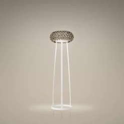 Foscarini Caboche Plus MyLight LED vloerlamp 154 cm rook