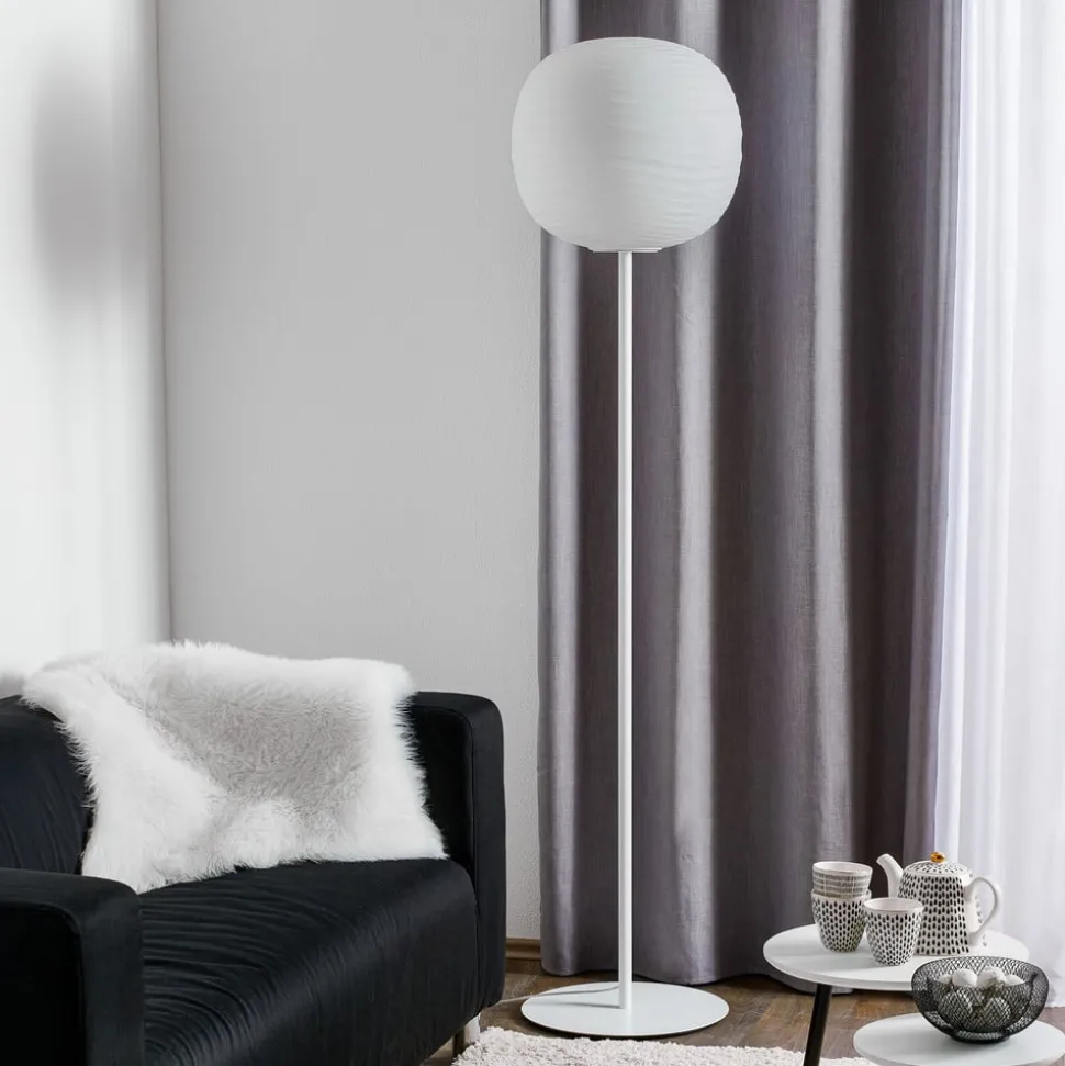 Foscarini Gem terra vloerlamp, wit