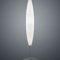 Foscarini Havana vloerlamp met dimmer, alu/wit