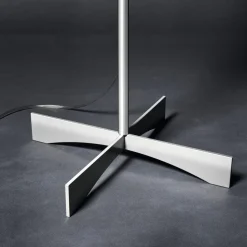 Foscarini Havana vloerlamp met dimmer chroom/wit