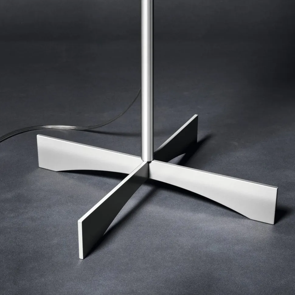 Foscarini Havana vloerlamp met dimmer chroom/wit