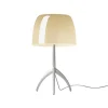 Foscarini Lumiere grande alu/crème dimbaar