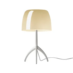 Foscarini Lumiere grande alu/crème dimbaar