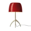 Foscarini Lumiere piccola crème/rood dimbaar