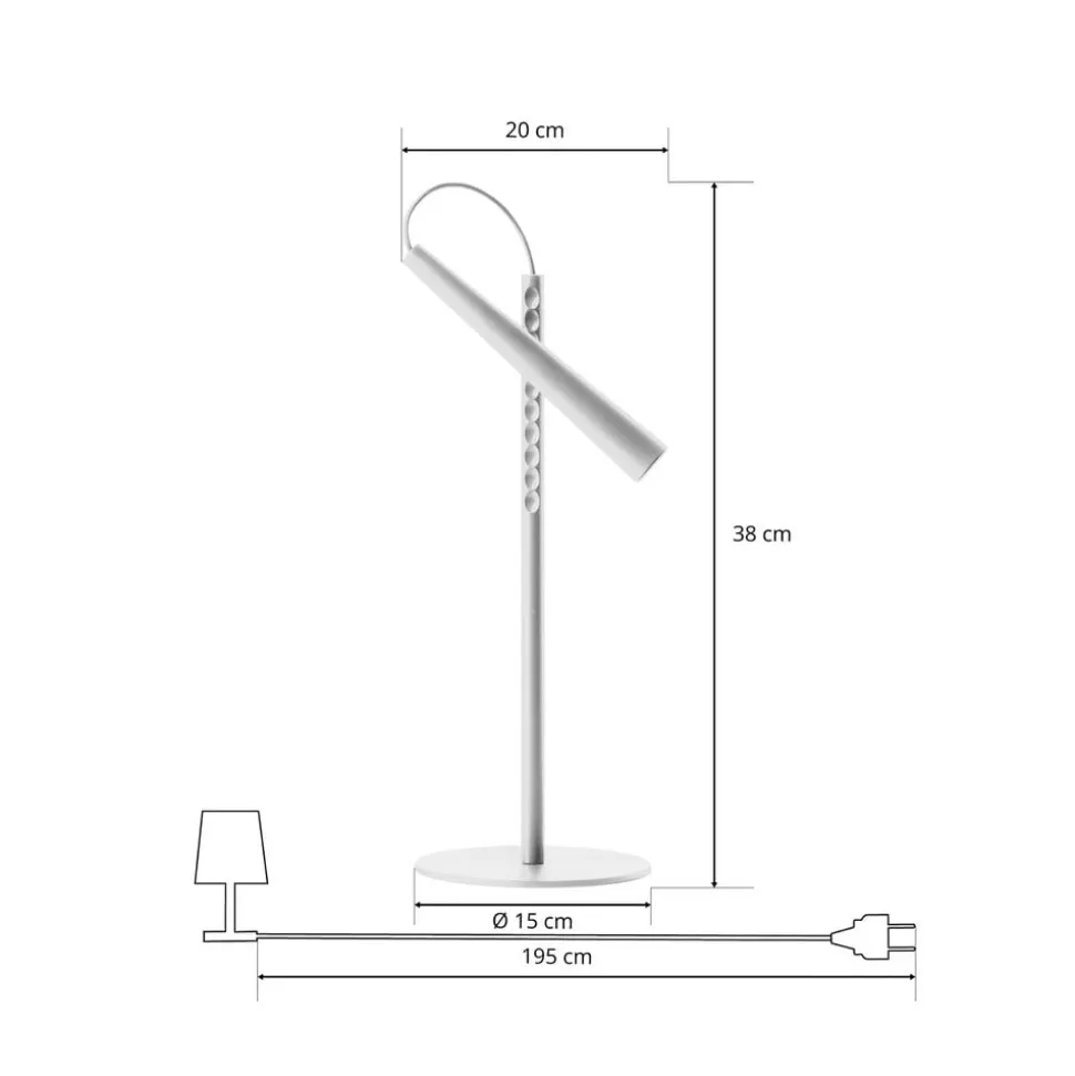 Foscarini Magneto LED tafellamp, wit
