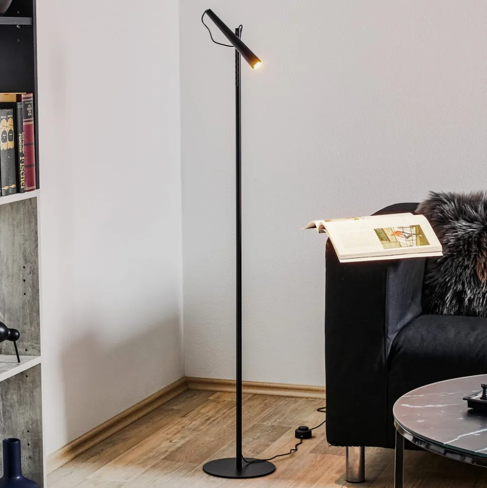 Foscarini Magneto LED vloerlamp, zwart