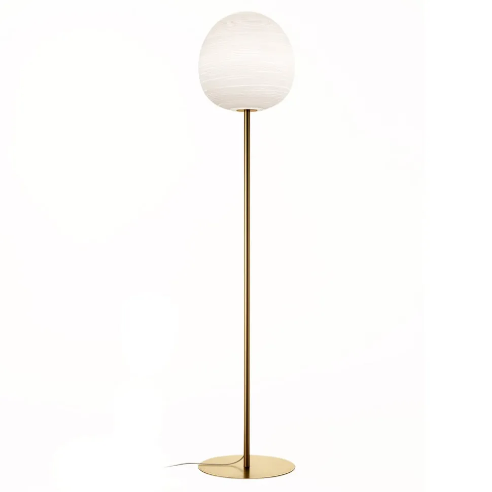 Foscarini Rituals XL vloerlamp, dimbaar, goud