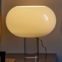 Foscarini tafellamp Buds 2, wit, glas, kunststof, E27