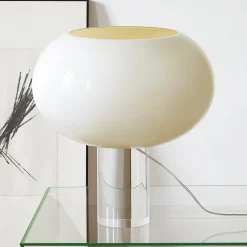 Foscarini tafellamp Buds 2, wit, glas, kunststof, E27