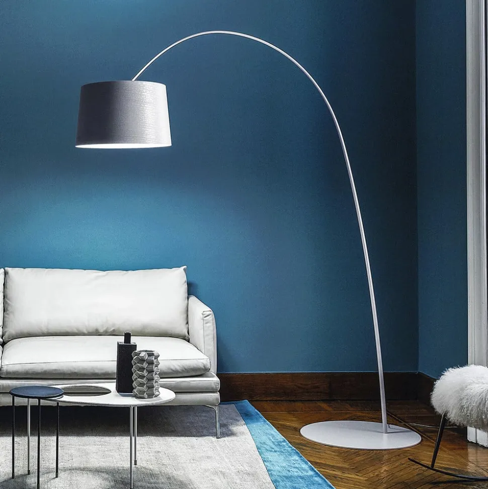 Foscarini Twiggy booglamp met dimmer, wit
