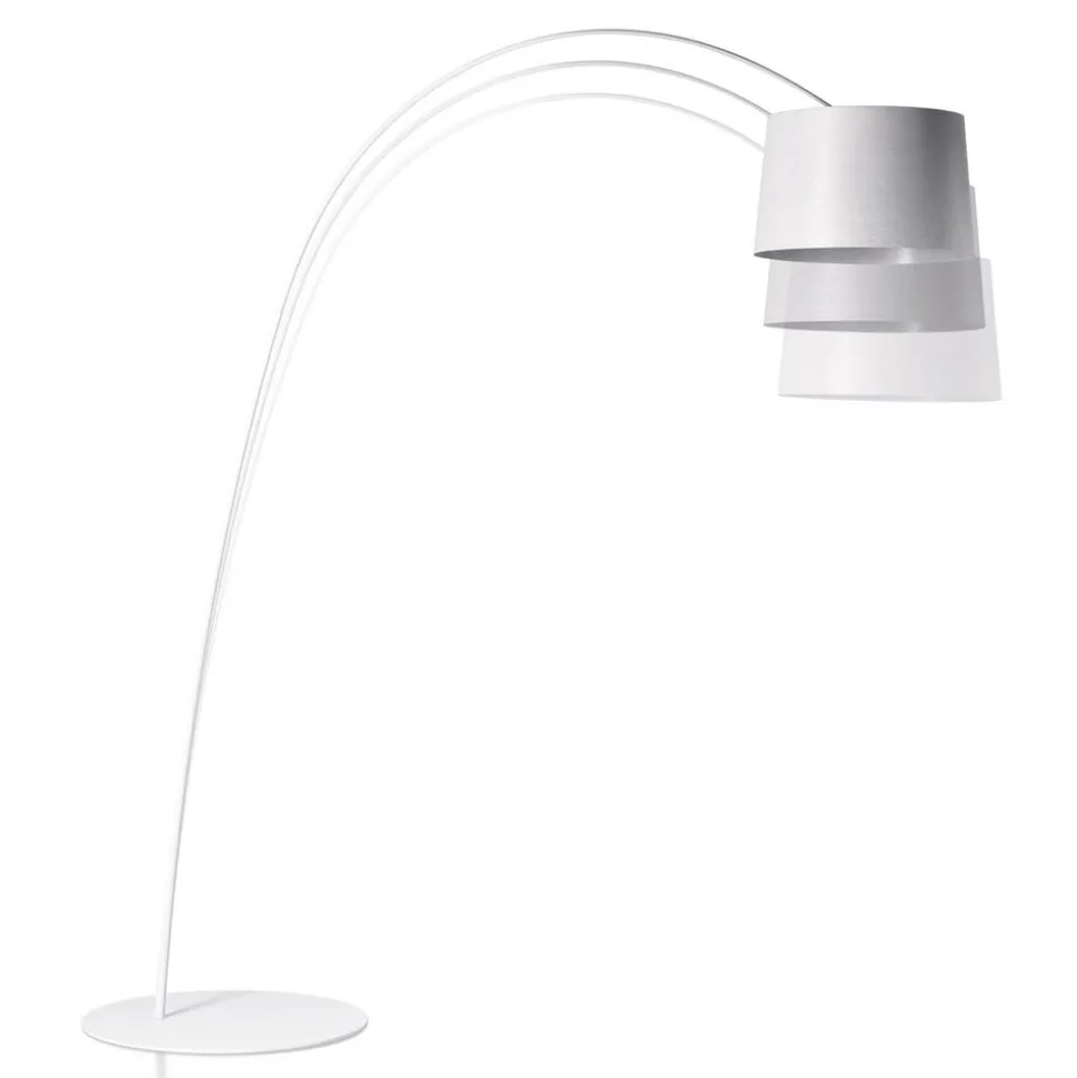 Foscarini Twiggy booglamp met dimmer, wit