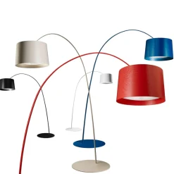 Foscarini Twiggy booglamp met dimmer, wit