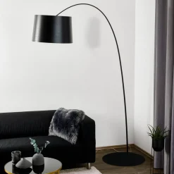 Foscarini Twiggy booglamp met dimmer, zwart
