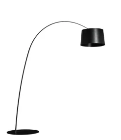 Foscarini Twiggy booglamp met dimmer, zwart