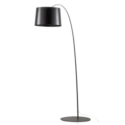 Foscarini Twiggy booglamp met dimmer, zwart