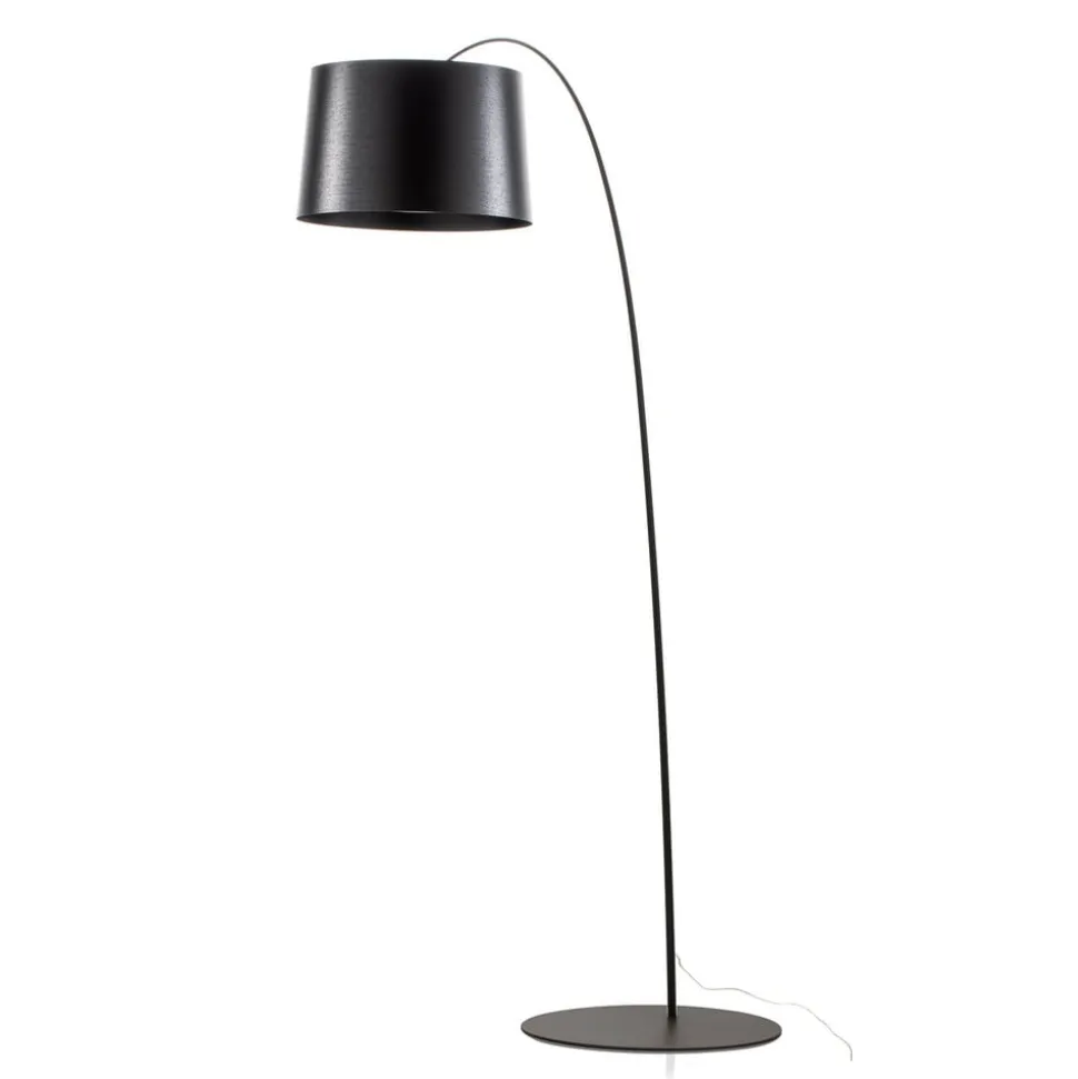 Foscarini Twiggy booglamp met dimmer, zwart