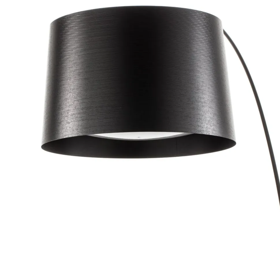 Foscarini Twiggy booglamp met dimmer, zwart