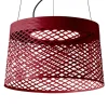 Foscarini Twiggy Grid - LED hanglamp, karmijnrood