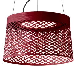 Foscarini Twiggy Grid - LED hanglamp, karmijnrood