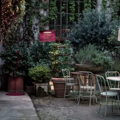 Foscarini Twiggy Grid booglamp, karmijnrood