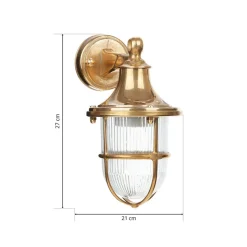 Fraai gevormde buitenwandlamp Ocean