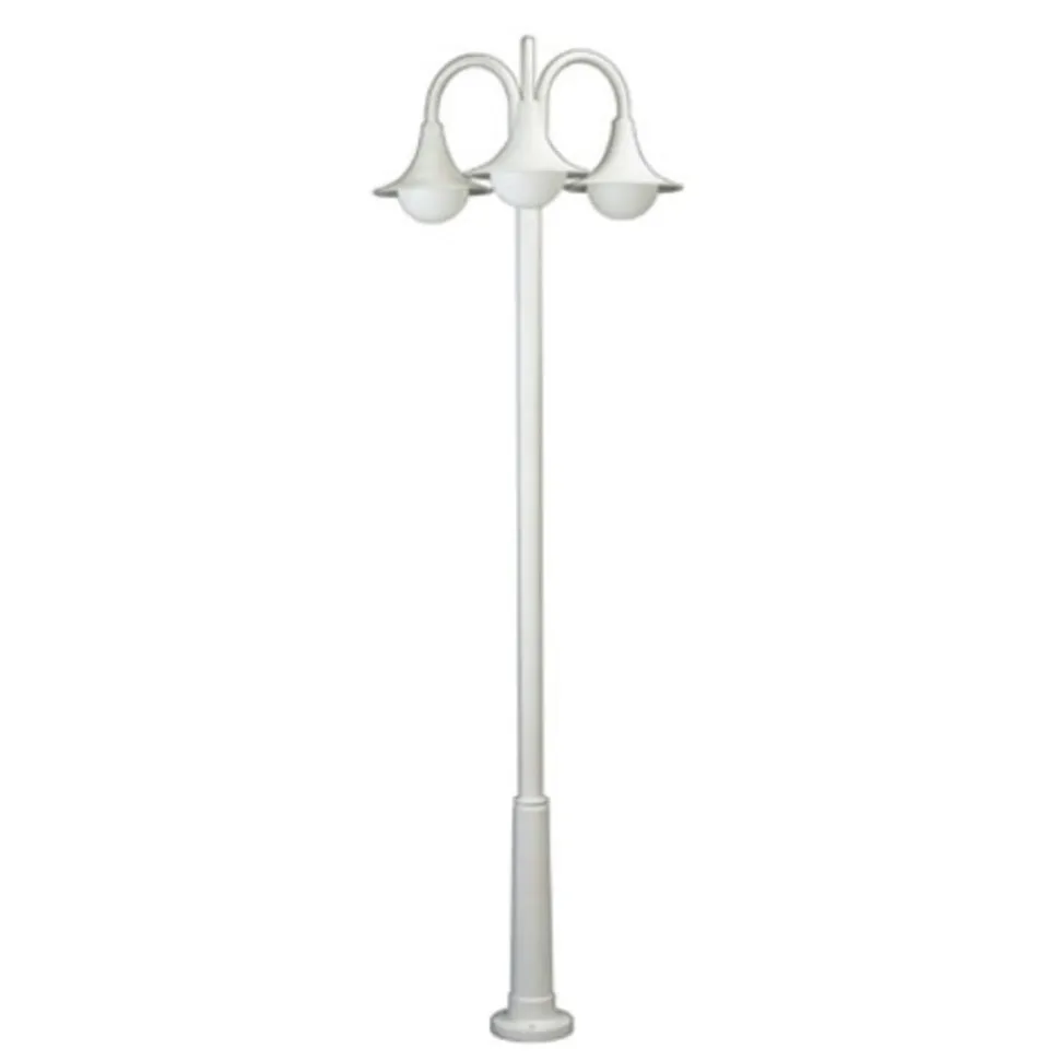 Fraai gevormde lantaarnpaal 171 W 3-lichts