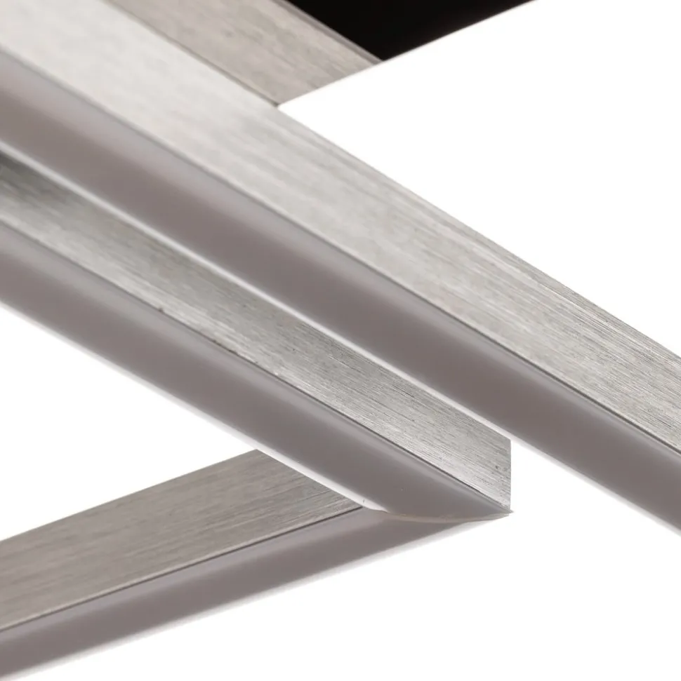 Frame LED plafondlamp, CCT, 4-lamps, aluminium