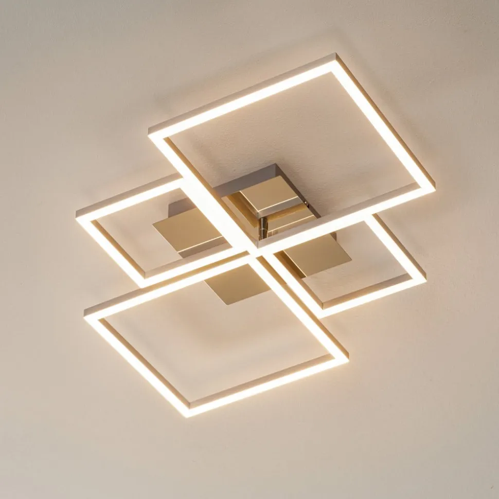 Frame LED plafondlamp, dimbaar via wandschakelaar