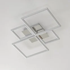 Frame LED plafondlamp, dimbaar via wandschakelaar